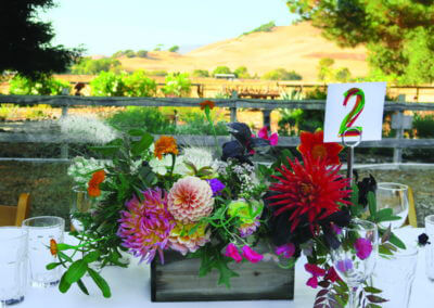 Rancho Nicaso - Wedding flowers in a box