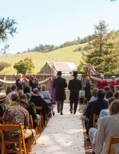 Rancho Nicasio - Leaf and Mark Wedding Ceremony